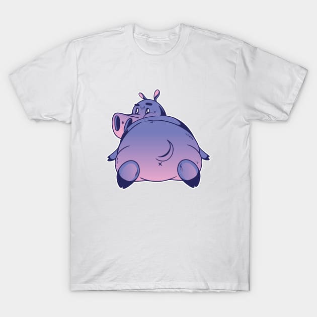 CARTOON HIPPO T-Shirt by LR_Collections